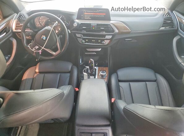 5UXTY3C09L9B62388 2020 BMW X3 White Вид щитка приладів
