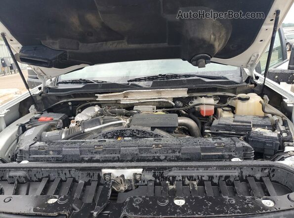 1GC4WLEY5LF324899 2020 CHEVROLET SILVERADO White Vista del compartimento del motor