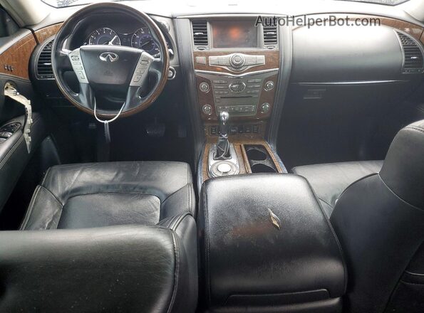 JN8AZ2NF3G9610455 2016 INFINITI QX80 White Սարքավորումների վահանակի տեսք