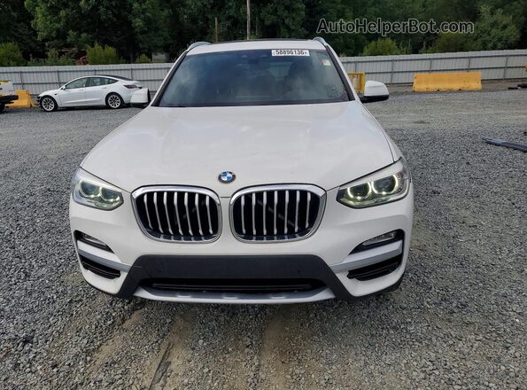 5UXTR7C54KLF25522 2019 BMW X3 Белый Вид сзади