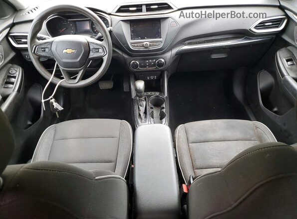 KL79MNSL5NB022570 2022 CHEVROLET TRAILBLAZER Black ხელსაწყოთა პანელის ხედი