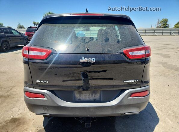 1C4PJMAB1GW282840 2016 JEEP CHEROKEE Black Սալոնի դիմացի տեսք