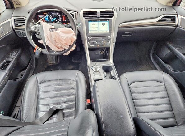 3FA6P0H92JR260495 2018 FORD FUSION Бордовый Вид щитка приборов