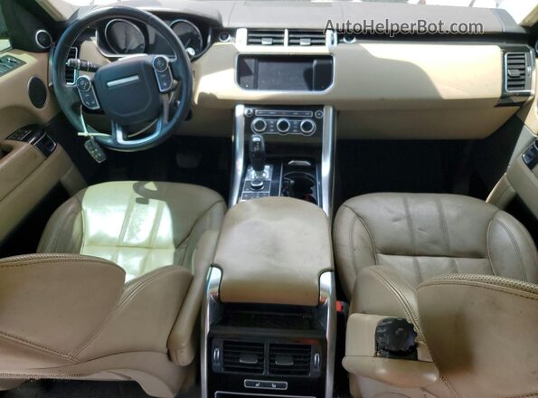 SALWR2PF9GA106272 2016 LAND ROVER RANGE Желто-коричневый Вид щитка приборов