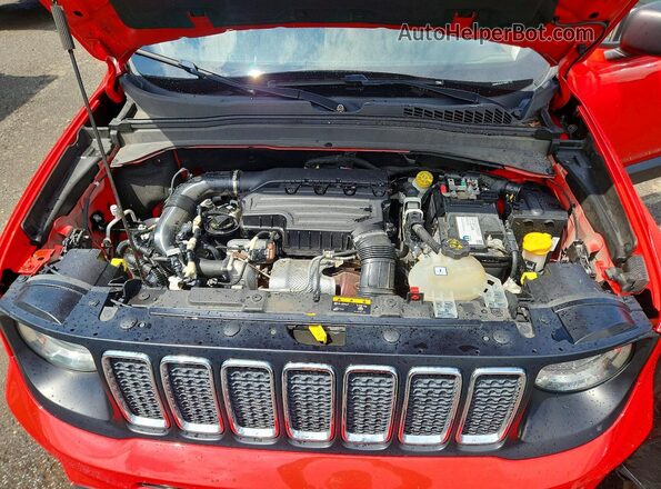 ZACNJBA18LPL21608 2020 JEEP RENEGADE Red Вид підкапотного простору