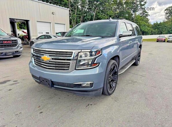 1GNSKJKC7GR237730 2016 CHEVROLET SUBURBAN Blue Trasero izquierdo