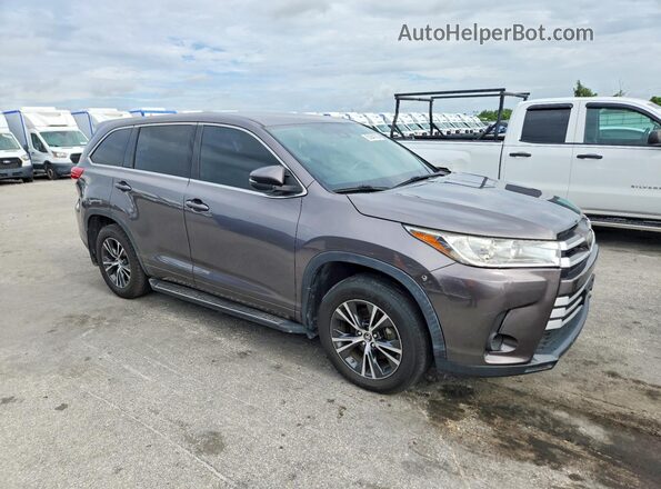 5TDZARFH9HS023291 2017 TOYOTA HIGHLANDER Gray Widok z przodu