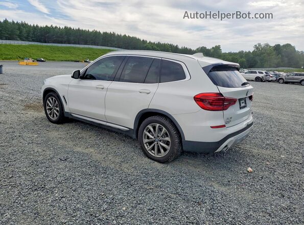 5UXTR7C54KLF25522 2019 BMW X3 Белый Задняя правая четверть