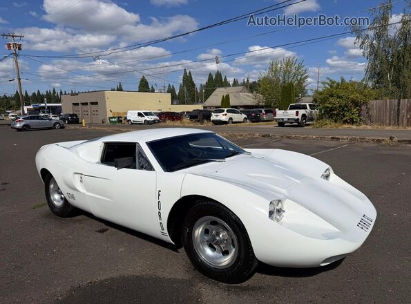 2407387 1958 FORD GT White უკანა მარცხენა
