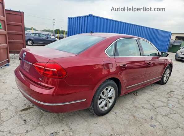 1VWAT7A33GC012050 2016 VOLKSWAGEN PASSAT Maroon Передня права чверть