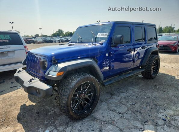 1C4HJXDN4LW269781 2020 JEEP WRANGLER Blue Հետևի ձախ