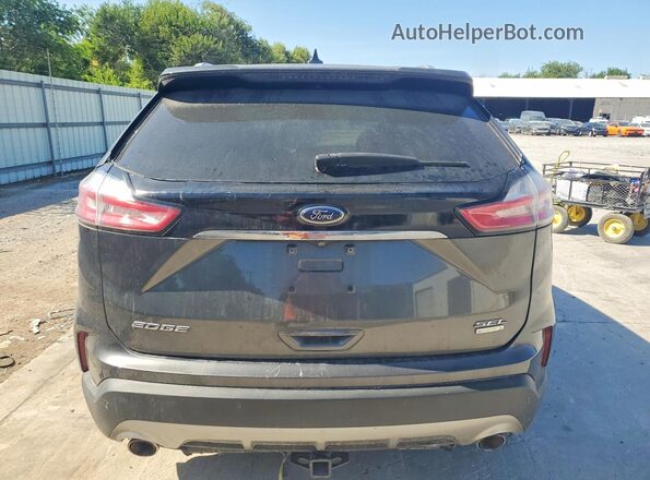 2FMPK3J9XKBB21297 2019 FORD EDGE Gray Вид салону спереду