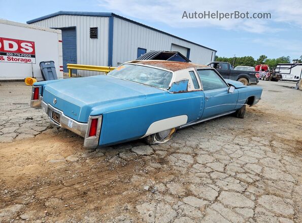 6L47520421187 1972 CADILLAC ELDORADO Blue წინა მარჯვენა