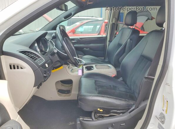 2C4RDGCG1HR673734 2017 DODGE GRAND Белый Вид панели приборов
