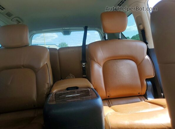 JN8AY2NF0J9330079 2018 NISSAN ARMADA Белый Вид задней части салона