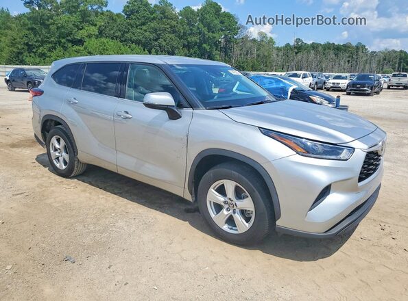 5TDCZRAH8MS070389 2021 TOYOTA HIGHLANDER Silver Դիմացի տեսք