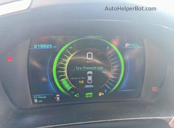 1G1RB6S51HU100067 2017 CHEVROLET VOLT Черный Вид задних сидений