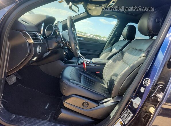 4JGDA5JB6GA681289 2016 MERCEDES-BENZ GLE Blue Widok deski rozdzielczej