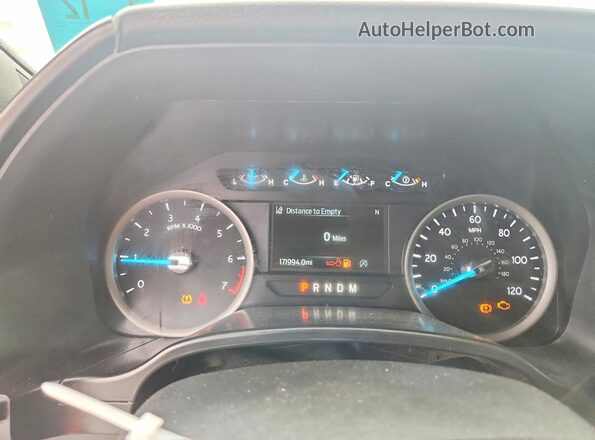1FMJK1GT2LEA25201 2020 FORD EXPEDITION Белый Вид щитка приборов