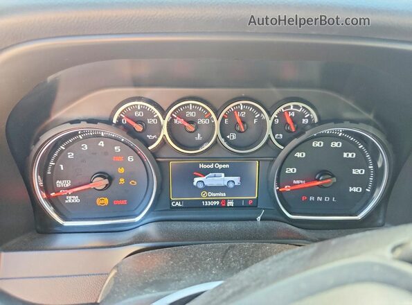 1GCPYDEK5MZ189318 2021 CHEVROLET SILVERADO Серебряный Вид задних сидений