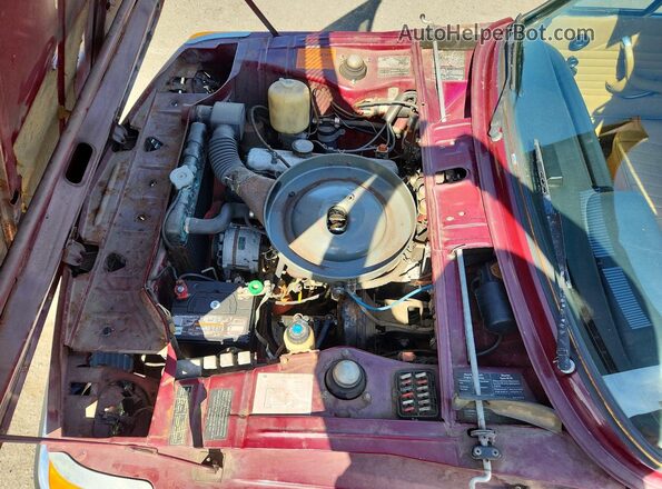 4282385 1974 BMW 2000 Burgundy Вид підкапотного простору