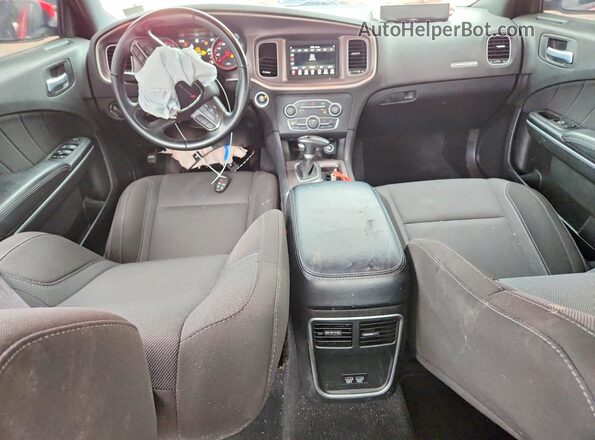 2C3CDXBG3NH258718 2022 DODGE CHARGER Red Instrument cluster view