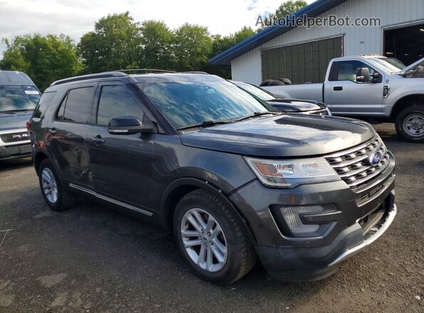 1FM5K7D85HGC64662 2017 FORD EXPLORER Charcoal Widok z przodu
