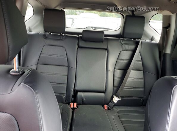 2HKRW2H8XKH639892 2019 HONDA CR-V Black Widok wnętrza z tyłu