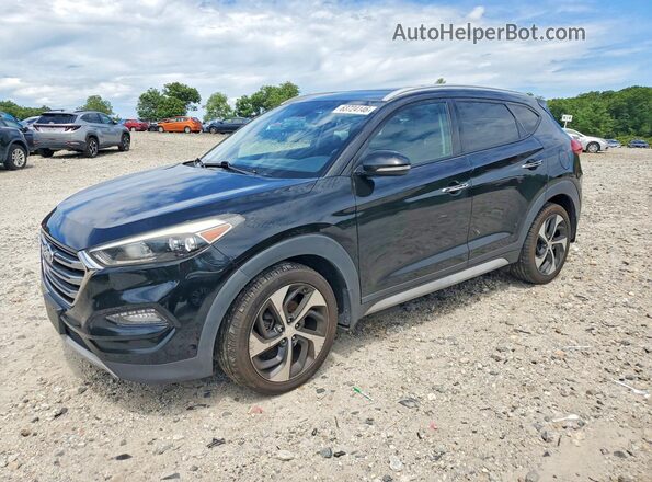 KM8J3CA20JU680209 2018 HYUNDAI TUCSON Black Задня ліва чверть