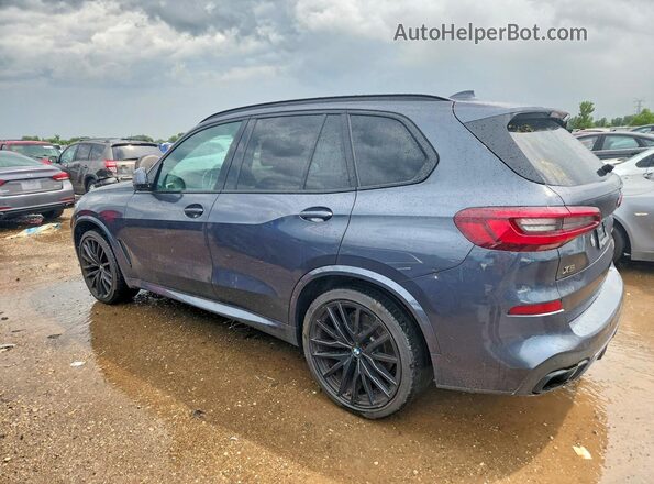 5UXJU4C05L9C54722 2020 BMW X5 Gray Հետևի աջ
