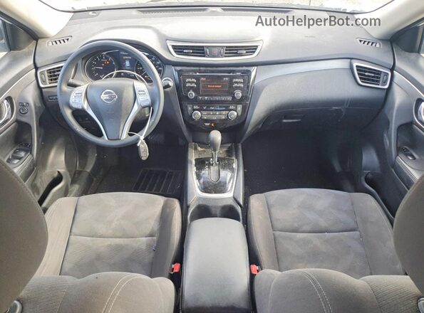 KNMAT2MVXGP657175 2016 NISSAN ROGUE White Սարքավորումների վահանակի տեսք