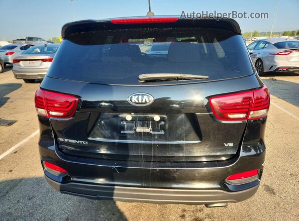 5XYPG4A5XLG612281 2020 KIA SORENTO Black Вид салону спереду