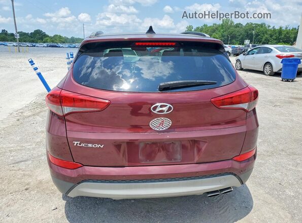 KM8J33A27JU631105 2018 HYUNDAI TUCSON Red Սալոնի դիմացի տեսք