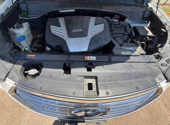 KM8SMDHF2HU219426 2017 HYUNDAI SANTA White Առջևի վահանակի տեսք