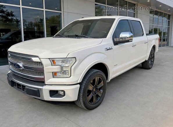 1FTEW1EG1HFB33214 2017 FORD F150 White Tył prawy