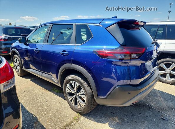 5N1BT3BB6PC844550 2023 NISSAN ROGUE Blue Rear right