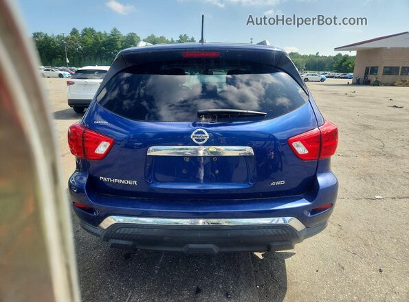 5N1DR2MM8HC639779 2017 NISSAN PATHFINDER Blue Widok wnętrza z przodu