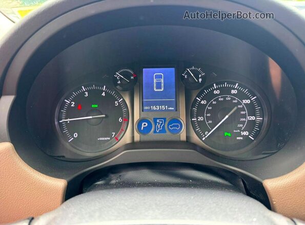 JTJBM7FXXK5215365 2019 LEXUS GX White Instrument cluster view