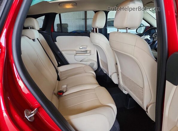 W1N4N4GB6MJ260896 2021 MERCEDES-BENZ GLA Maroon უკანა სალონის ხედი