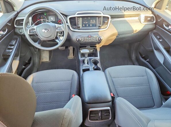 5XYPG4A5XLG612281 2020 KIA SORENTO Black Вид щитка приладів
