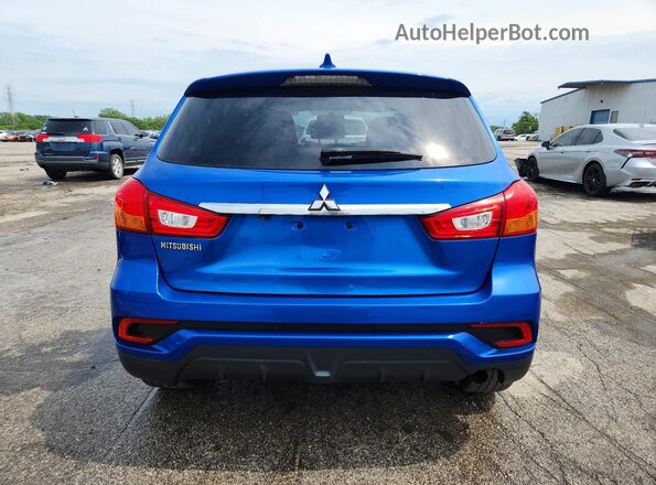 JA4AR3AU0KU018985 2019 MITSUBISHI OUTLANDER Blue წინა სალონის ხედი