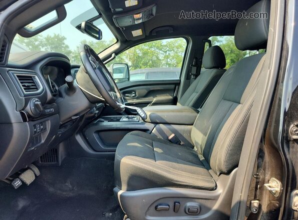 1N6BA1F4XKN512177 2019 NISSAN TITAN Black Vista del salpicadero