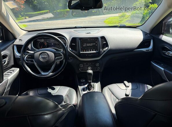 1C4PJMBX2JD522006 2018 JEEP CHEROKEE Black Вид щитка приладів