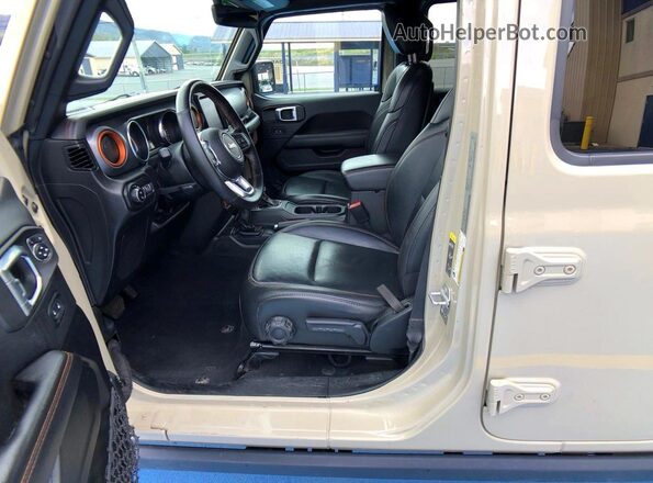 1C6JJTEG5NL163197 2022 JEEP GLADIATOR Tan Widok z tyłu