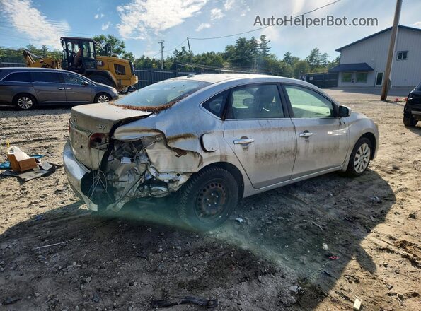3N1AB7AP6HY373437 2017 NISSAN SENTRA Silver Передня права чверть