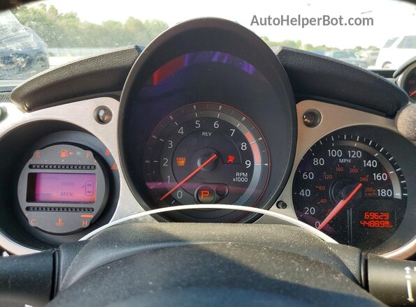 JN1AZ4FH1KM620322 2019 NISSAN 370Z Black Vista de los asientos traseros