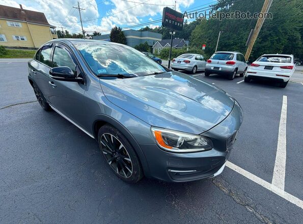 YV4612UM4G2001194 2016 VOLVO S60 Silver Դիմացի տեսք