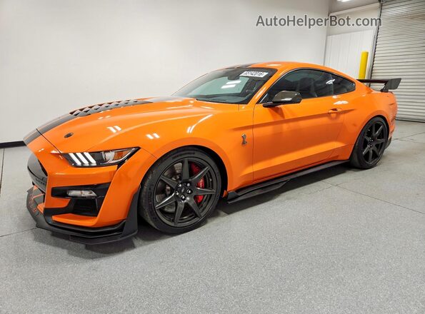 1FA6P8SJ2L5500829 2020 FORD MUSTANG Оранжевый Задняя левая четверть
