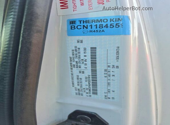 1FDWE3FK9PDD31812 2023 FORD ECONOLINE Белый Вид задних сидений