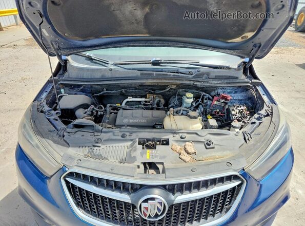 KL4CJASB6KB787696 2019 BUICK ENCORE Blue Engine compartment view